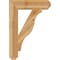 Ekena Millwork Funston Craftsman Rough Sawn Bracket, Western Red Cedar, 6"W x 28"D x 40"H BKT06X28X40FST04RWR - alternate 2